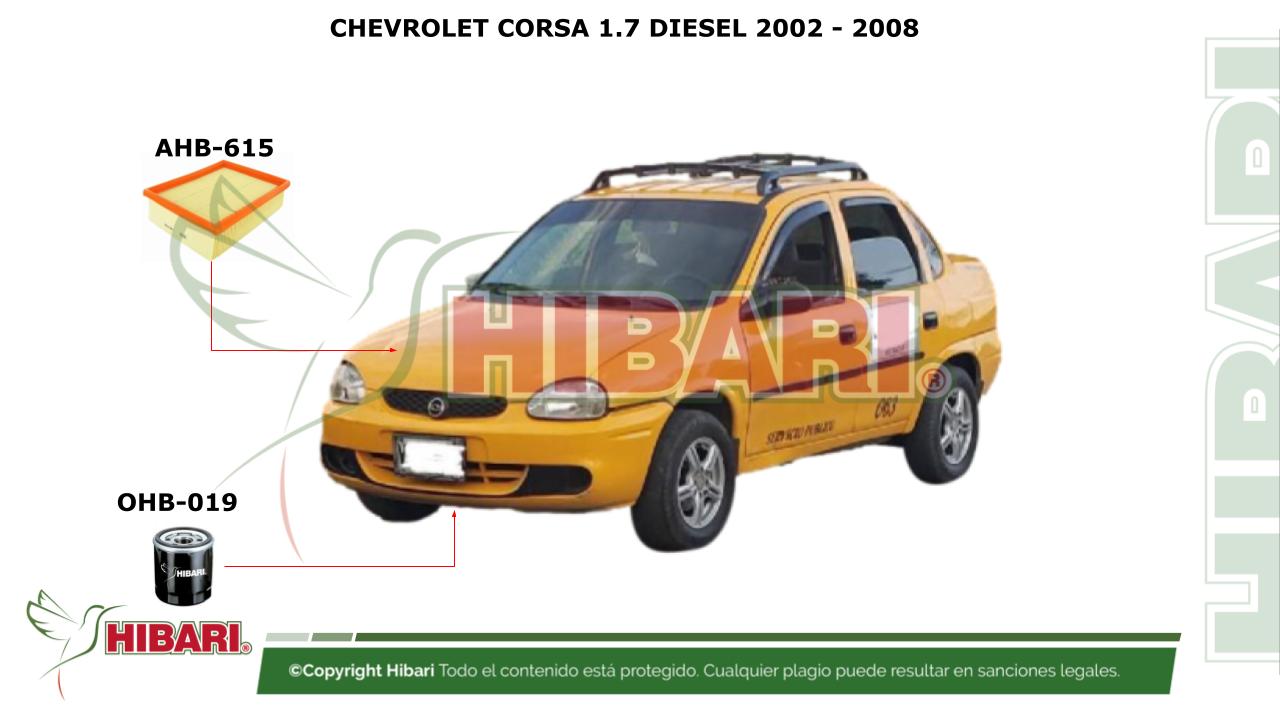 Lee más sobre el artículo CHEVROLET CORSA 1.7 DIESEL 2002 – 2008